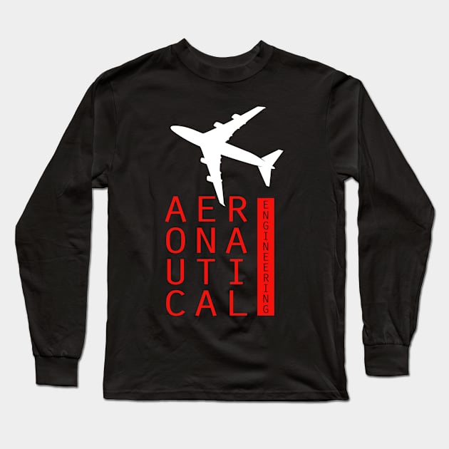 aeronautical engineering, aerospace engineer Long Sleeve T-Shirt by PrisDesign99